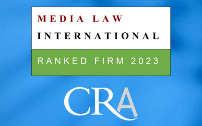 Coelho Ribeiro & Associados reconhecida pela Media Law International em Media Law