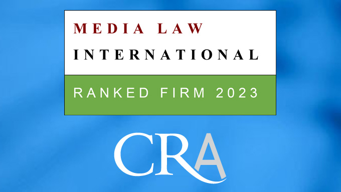 Coelho Ribeiro & Associados reconocida por la Media Law International en Media Law