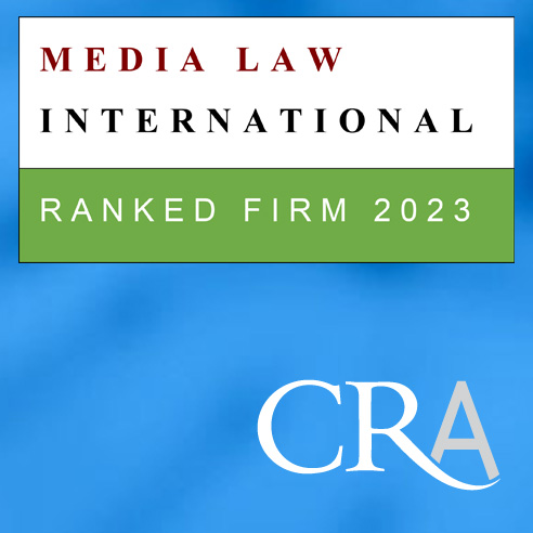Coelho Ribeiro & Associados reconocida por la Media Law International en Media Law.