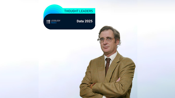 Jaime Medeiros recognized by Lexology Index Thought Leaders Data 2025 in Information Technology