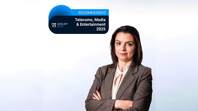 Mónica Oliveira Costa recommended by Lexology Index Telecoms, Media & Entertainment 2025 in Telecoms, Media & Entertainment