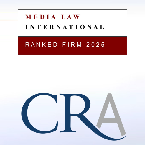 Media Law International – 2025 - Coelho Ribeiro & Associados reconhecida pela Media Law International em Media Law