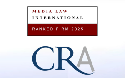 Media Law International – 2025 – Coelho Ribeiro & Associados reconocida por la Media Law International en Media Law