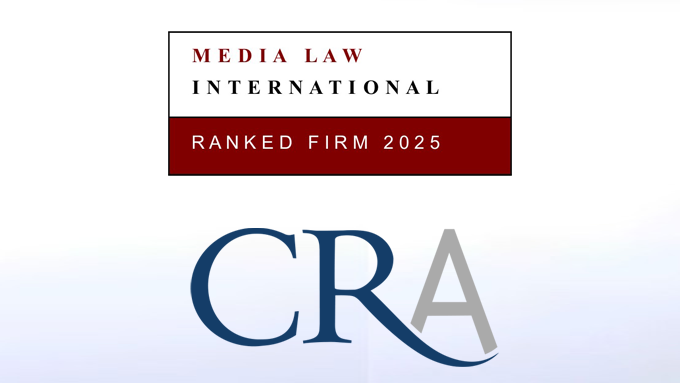 Media Law International – 2025 – Coelho Ribeiro & Associados reconocida por la Media Law International en Media Law