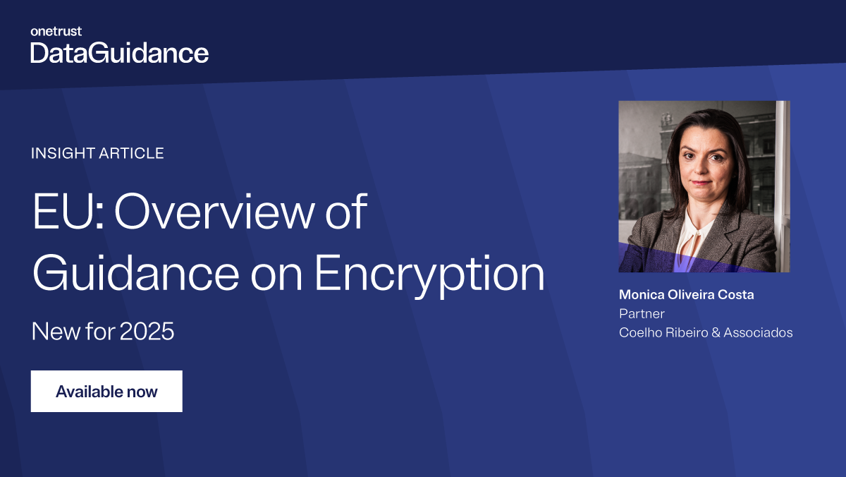 Mónica Oliveira Costa é autora do Guidance Note de Portugal sobre Data Breach (2025) da Onetrust – DataGuidance