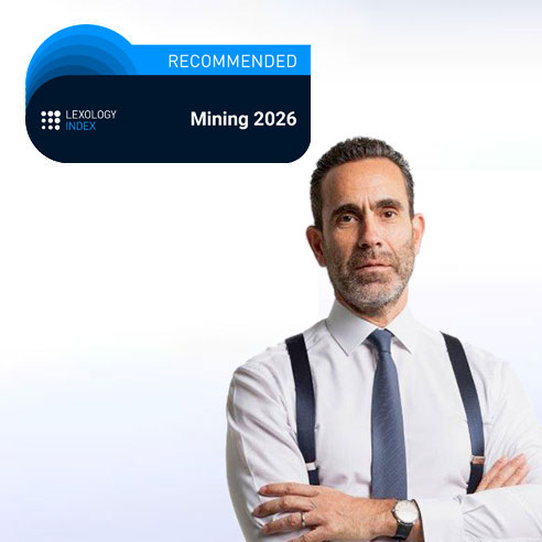 Rui Botica Santos reconhecido pela Lexology Index 2026 como Recommended em Mining